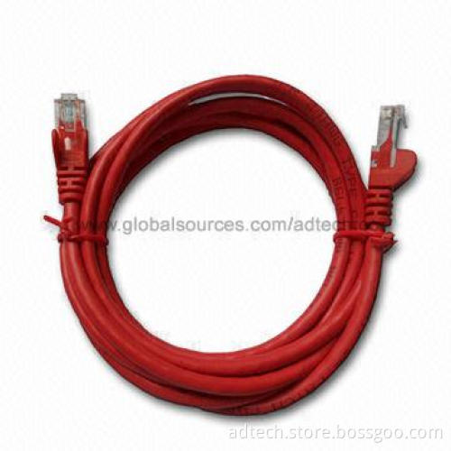 UL-approved Booted RJ45 Cat5e Snagless Patch Cable in PVC or LSZH